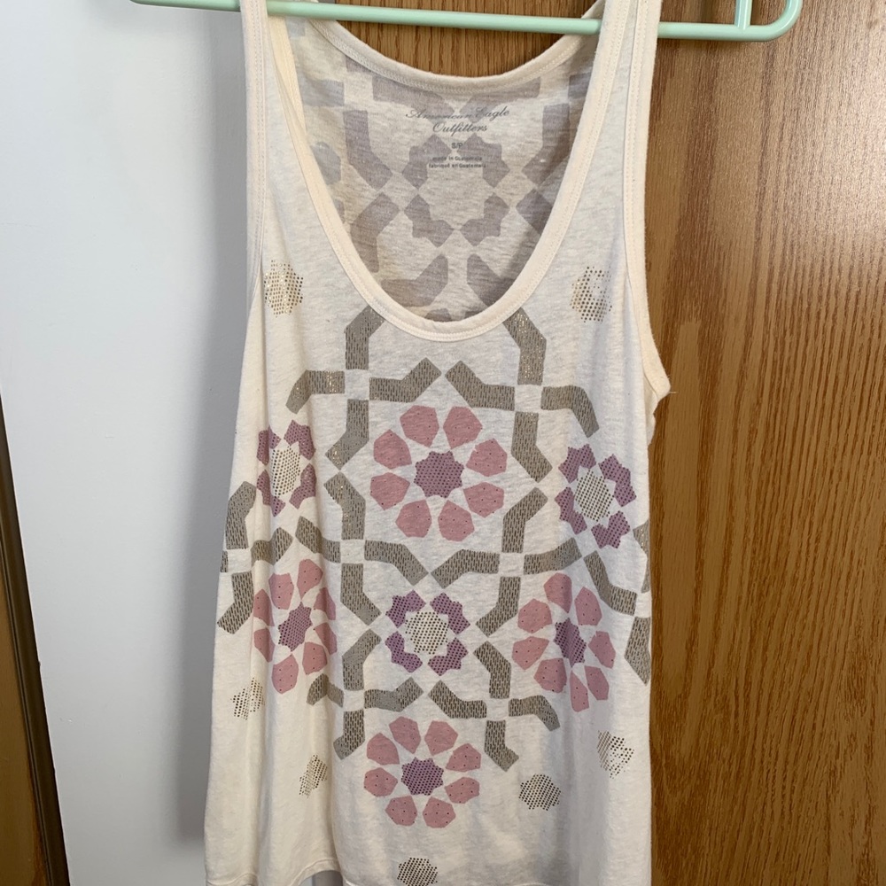 3/$15 American Eagle // Patterned Tank Top